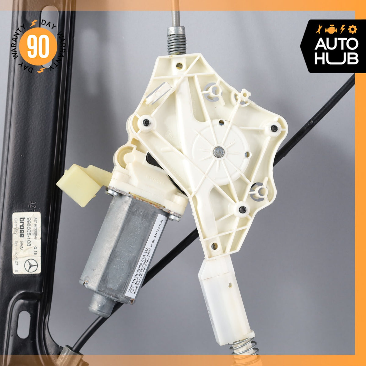 06-11 Mercedes W219 CLS550 CLS55 AMG Rear Right Door Window Regulator Motor OEM - photo 6