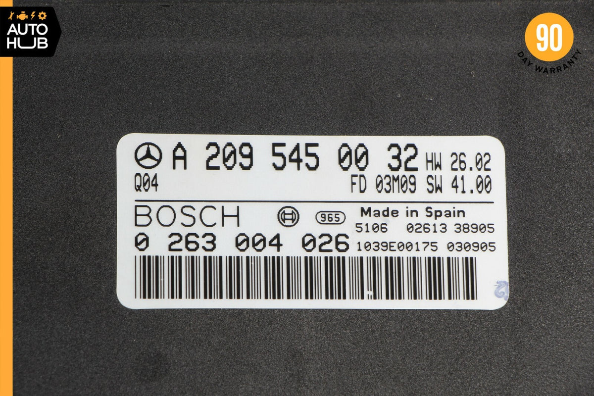 03-04 Mercedes W209 CLK500 CLK320 Parktronic Park Assist Control Module OEM - photo 9