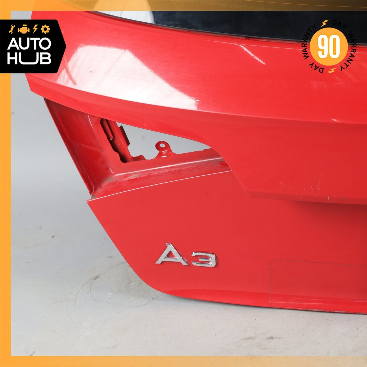 16-18 Audi 8V A3 E-Tron Trunk Lid Liftgate Tailgate Hatch Shell Red OEM 78k - photo 10