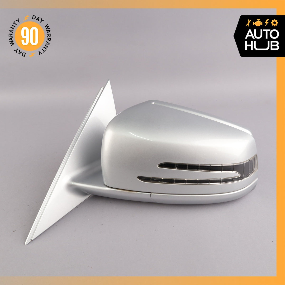 10-13 Mercedes W221 S400 S550 Left Side Rear View Door Mirror w/ Blind Spot OEM - photo 8
