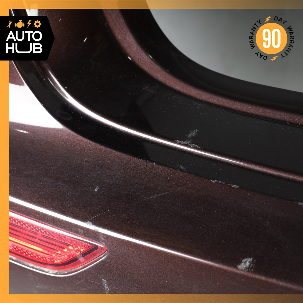 15-18 Porsche Cayenne 958 Rear Bumper Cover Brown OEM - photo 15