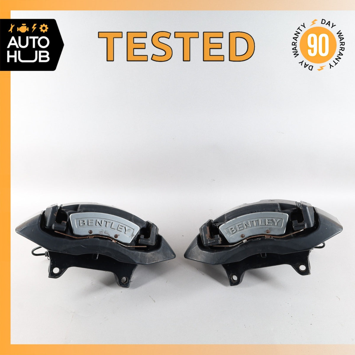 03-13 Bentley Continental GTC GT Front Brake Calipers Left and Right Set OEM - photo 1