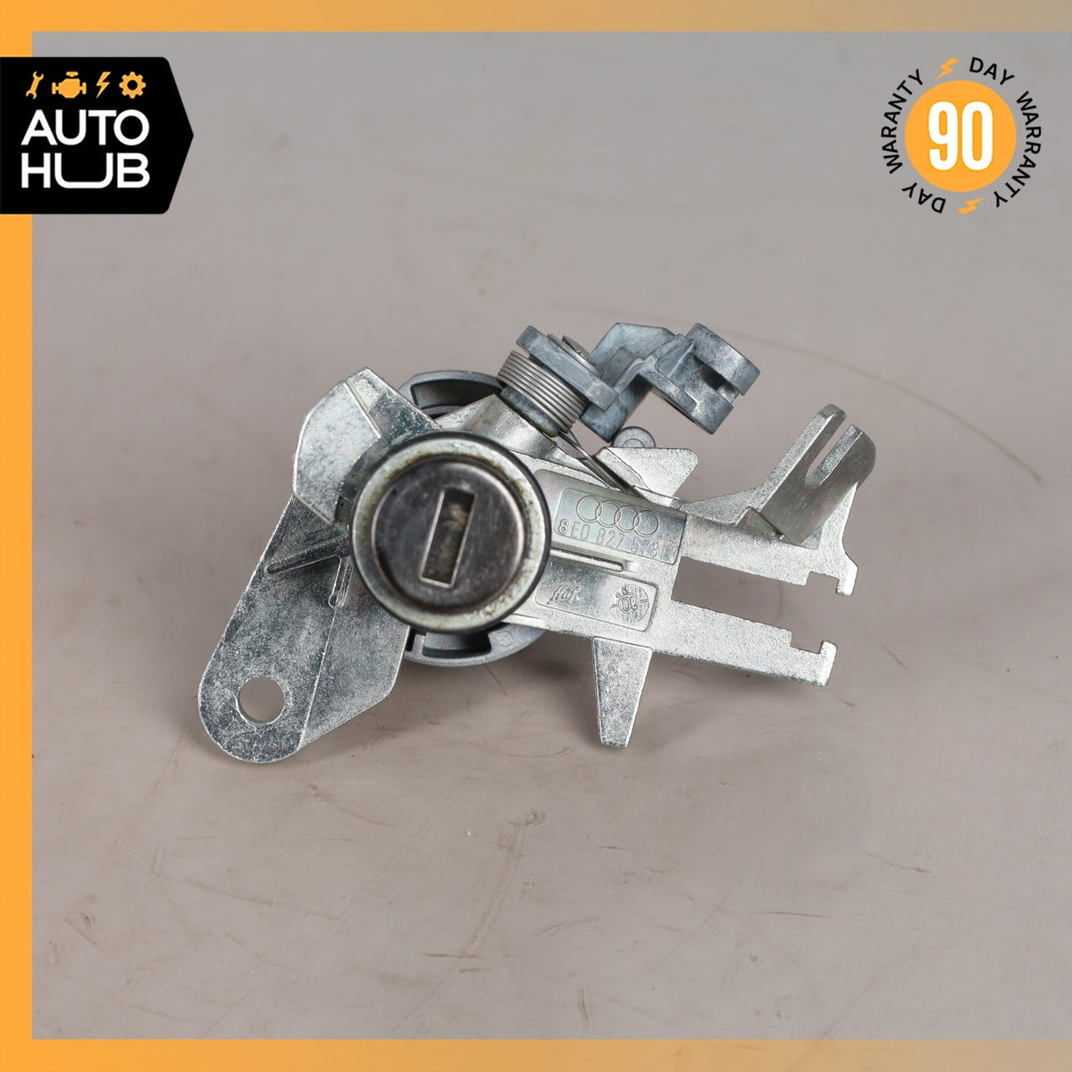 Audi D4 A8 Driver's Handle Trunk Lock Barrel 107827573AC OEM - photo 2