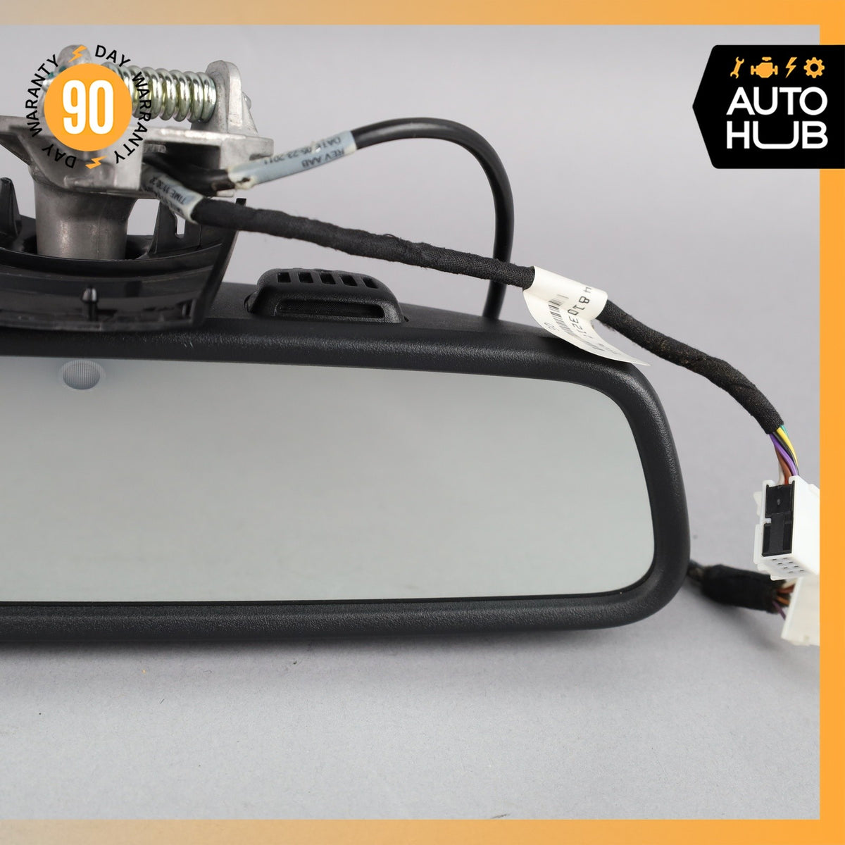 10-16 Mercedes W218 CLS550 C250 Interior Rear View Mirror 2048104217 Black OEM - photo 3