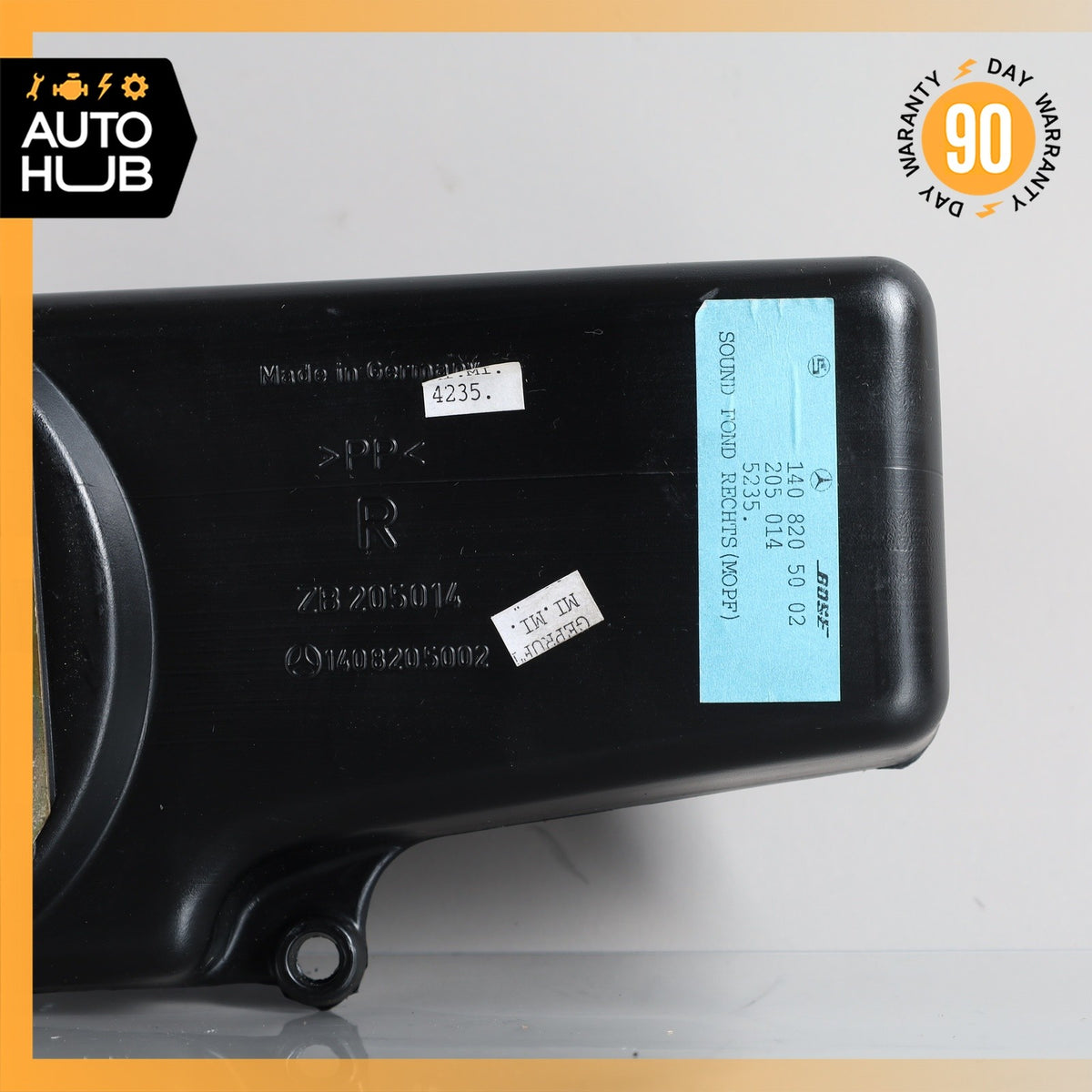 92-99 Mercedes W140 S500 S320 Rear Right Side Door Speaker OEM - photo 4