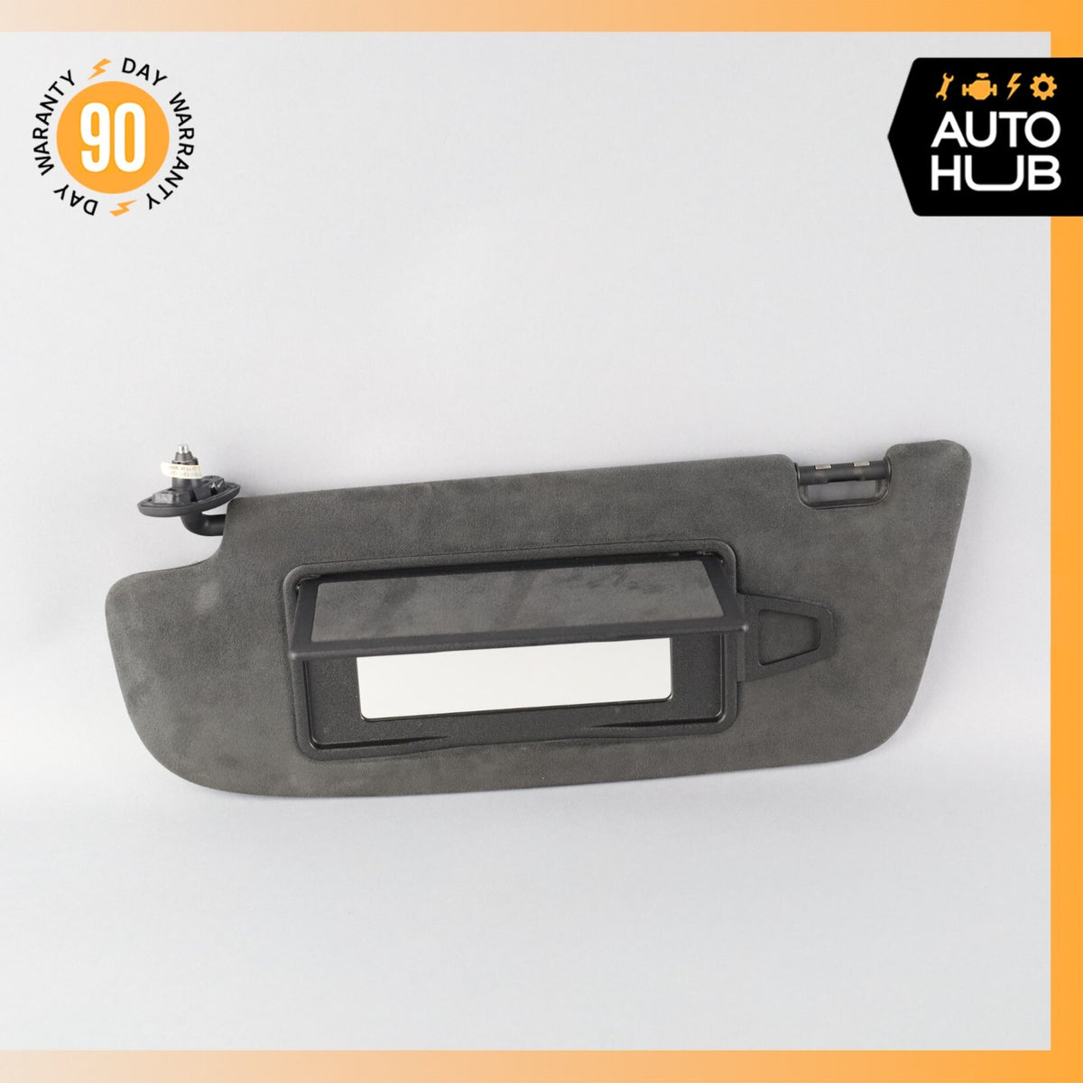 Mercedes W216 CL600 S63 AMG Left Side Sun Visor Shade Sunvisor Black Suede OEM - photo 1