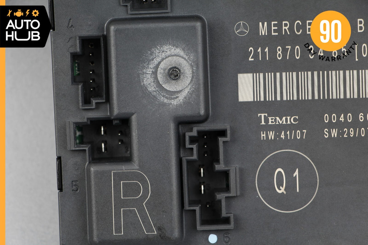 07-09 Mercedes W211 E550 E63 AMG Rear Right Door Control Module 2118703485 OEM - photo 11