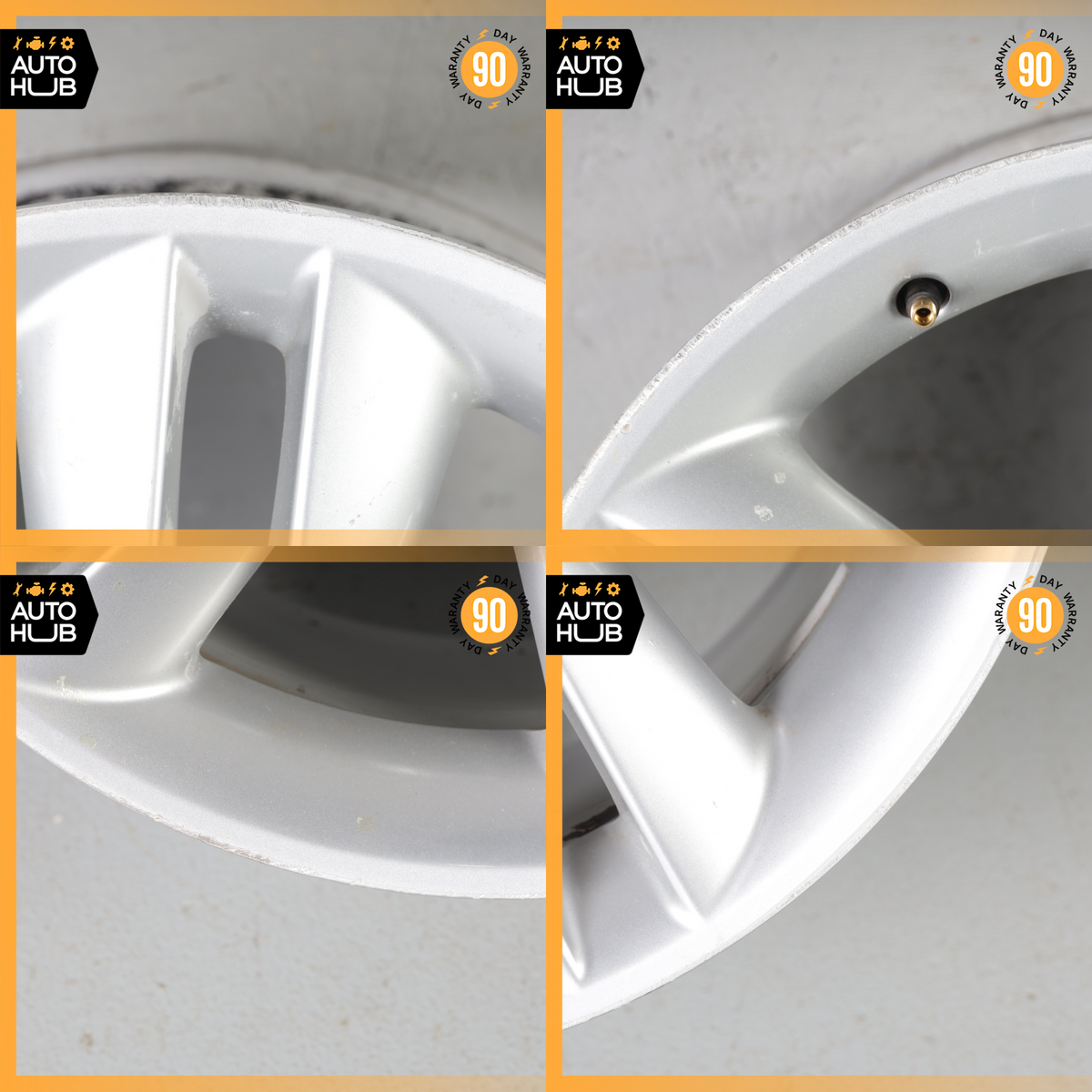 Mercedes W209 CLK350 SLK350 8.5 X 17 17" Rear Wheel Rim Silver 2094014302 OEM - photo 20
