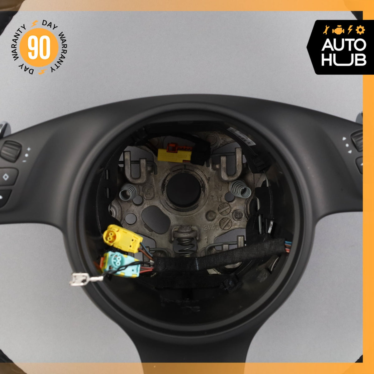 11-16 Porsche Panamera 970 / Cayenne Steering Wheel w/ Paddle Shifters Black OEM - photo 10