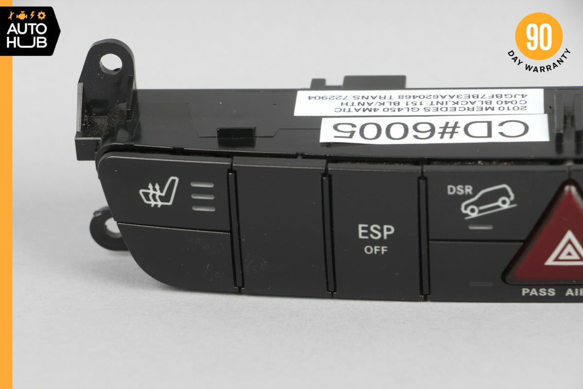 06-12 Mercedes X164 GL450 ML550 Hazard Control Switch Panel 1648709210 OEM - photo 2