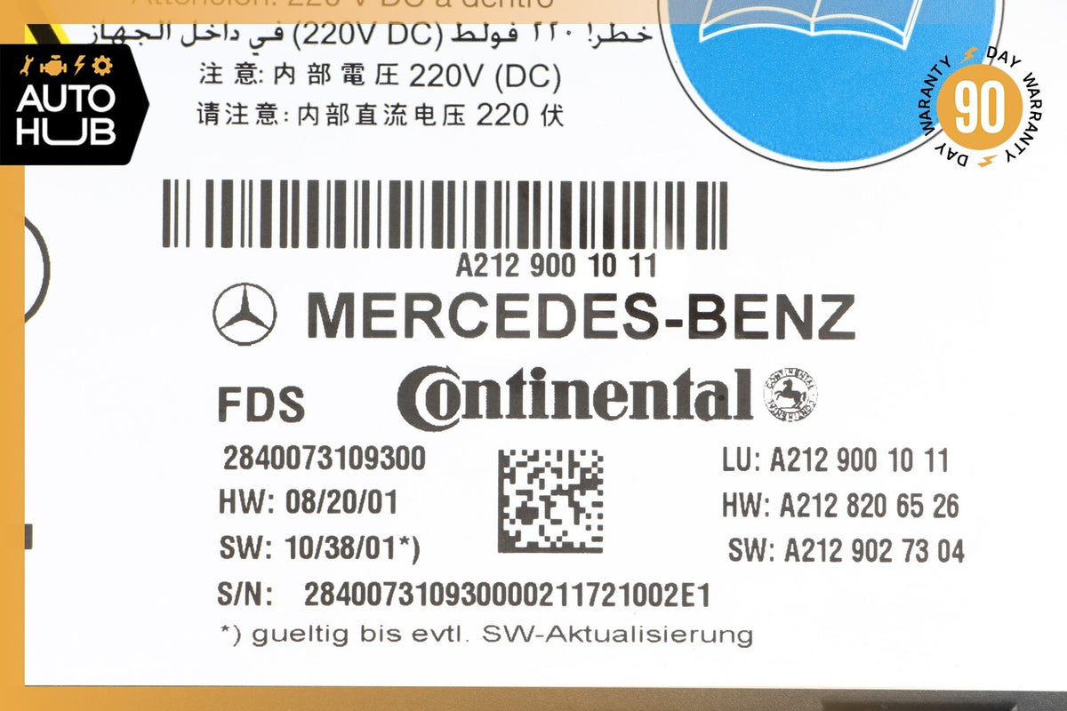 10-13 Mercedes W218 CLS63 E350 Front Left Seat Dynamic Lumbar Control Module OEM - photo 8