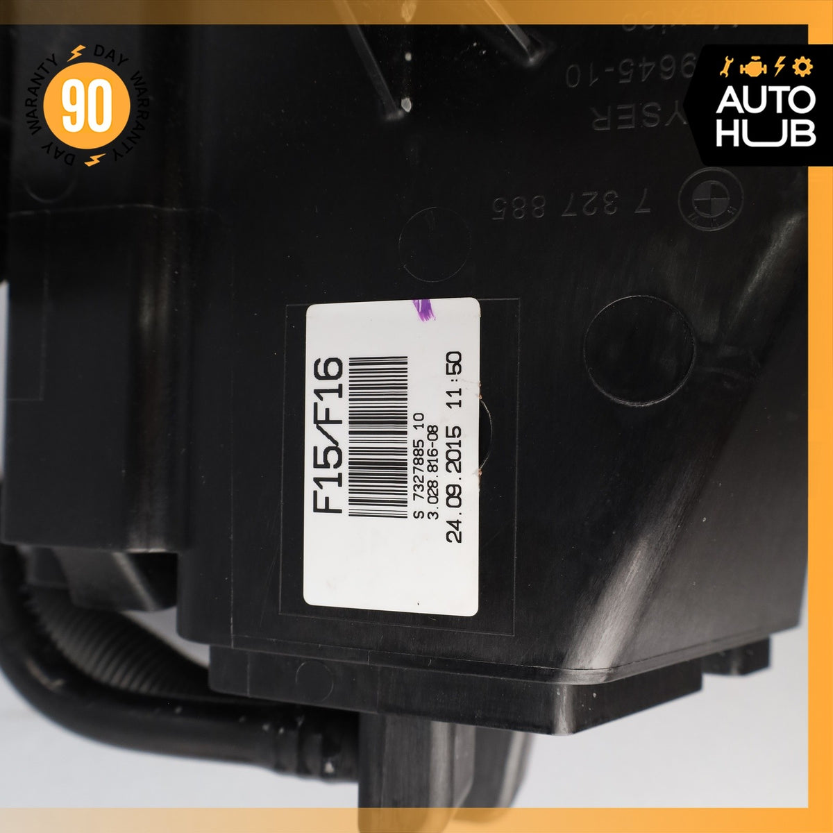 14-19 BMW F15 X5 X6 Fuel Vapor Charcoal Canister 7327885 OEM - photo 9