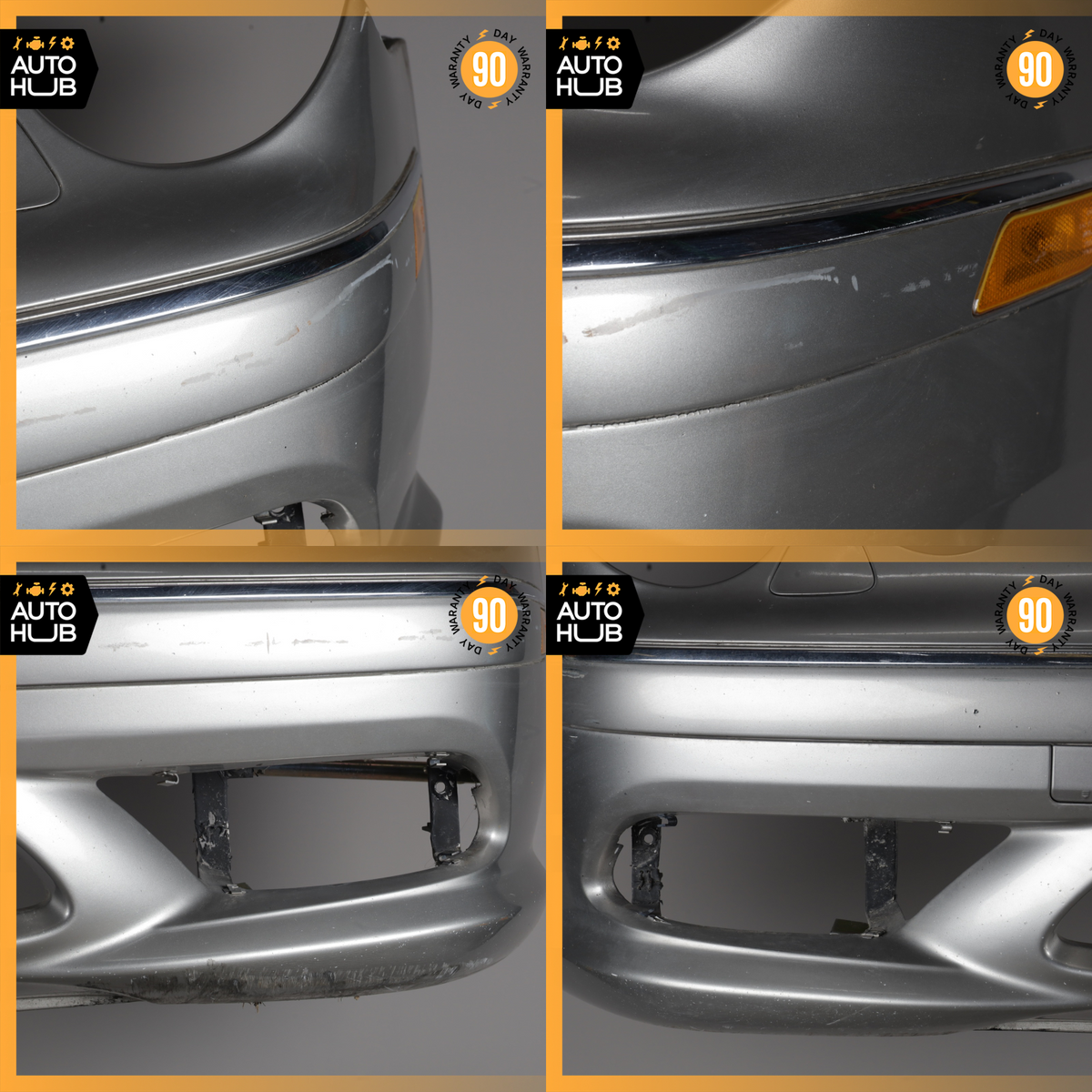 03-06 Mercedes W215 CL500 CL55 AMG Sport Front Bumper Cover Assembly Silver OEM - photo 10