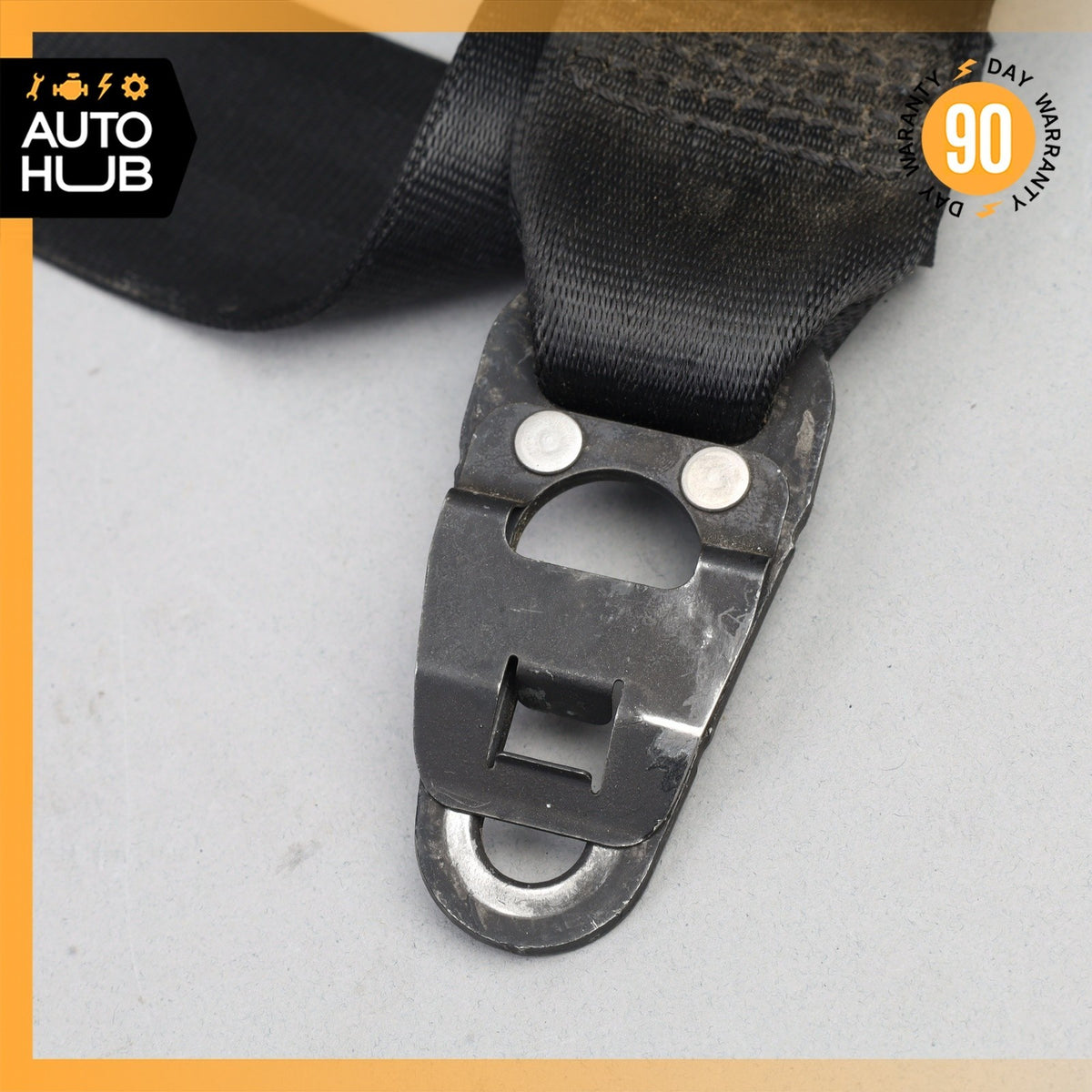 Porsche Cayenne 955 Front Left Driver Side Seat Belt Black OEM - photo 2