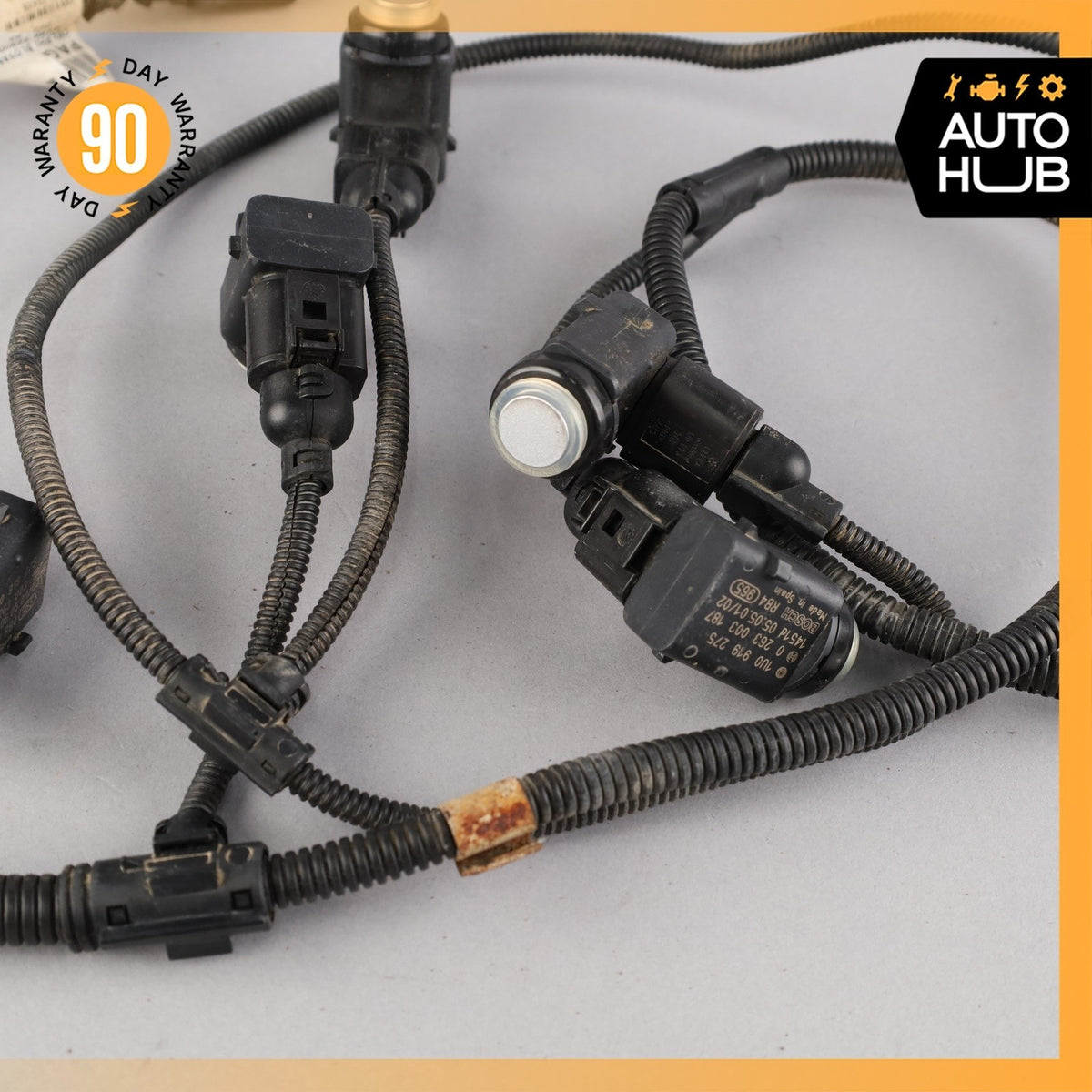 Porsche Cayenne 955 Rear Bumper Parking Sensor Wire Harness PDC OEM - photo 13