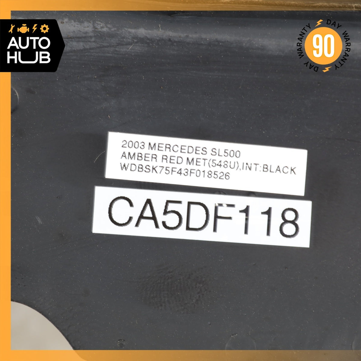 03-08 Mercedes R230 SL500 SL55 Upper Radiator Support Core Headlight Bracket OEM - photo 14