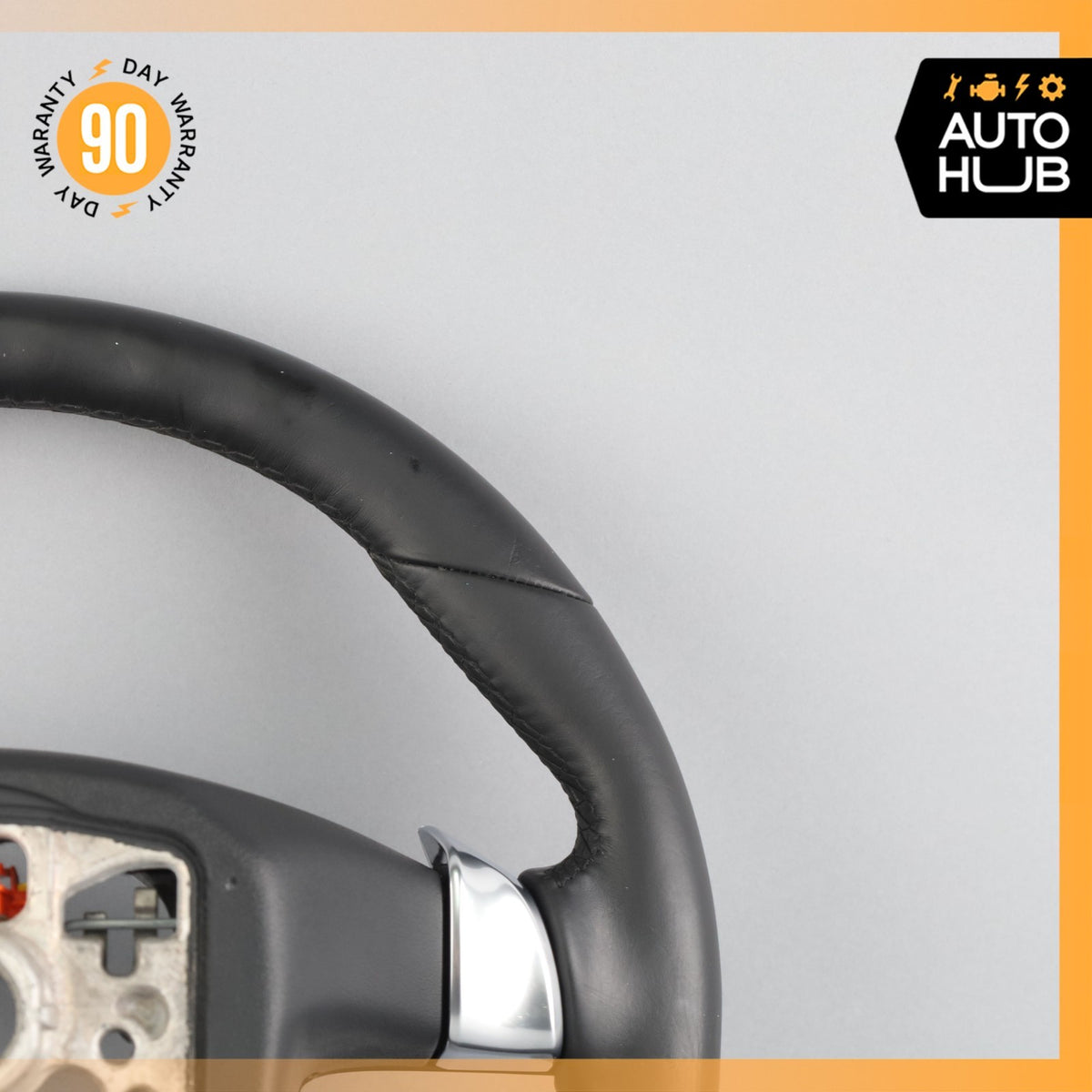 11-16 Porsche Panamera 970 / Cayenne Steering Wheel w/ Paddle Shifters Black OEM - photo 13
