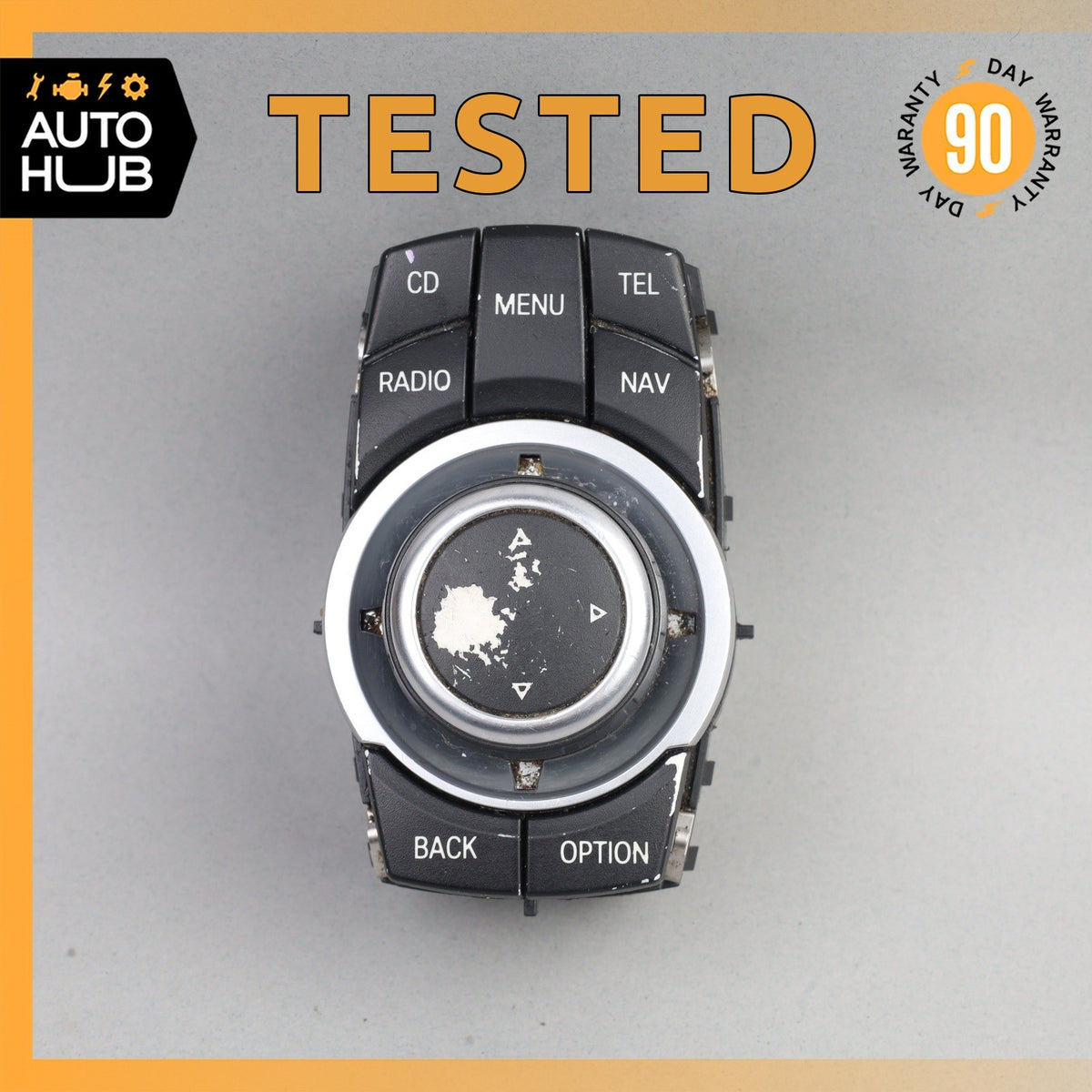07-14 BMW E70 X5 X6 Center Console iDrive Navigation Multimedia Switch OEM - photo 1