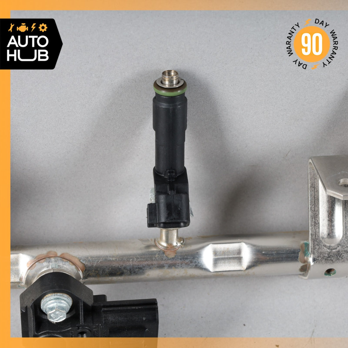 10-17 Aston Martin DB9 Rapide Left Side Fuel Injector Rail w/Injectors OEM - photo 7