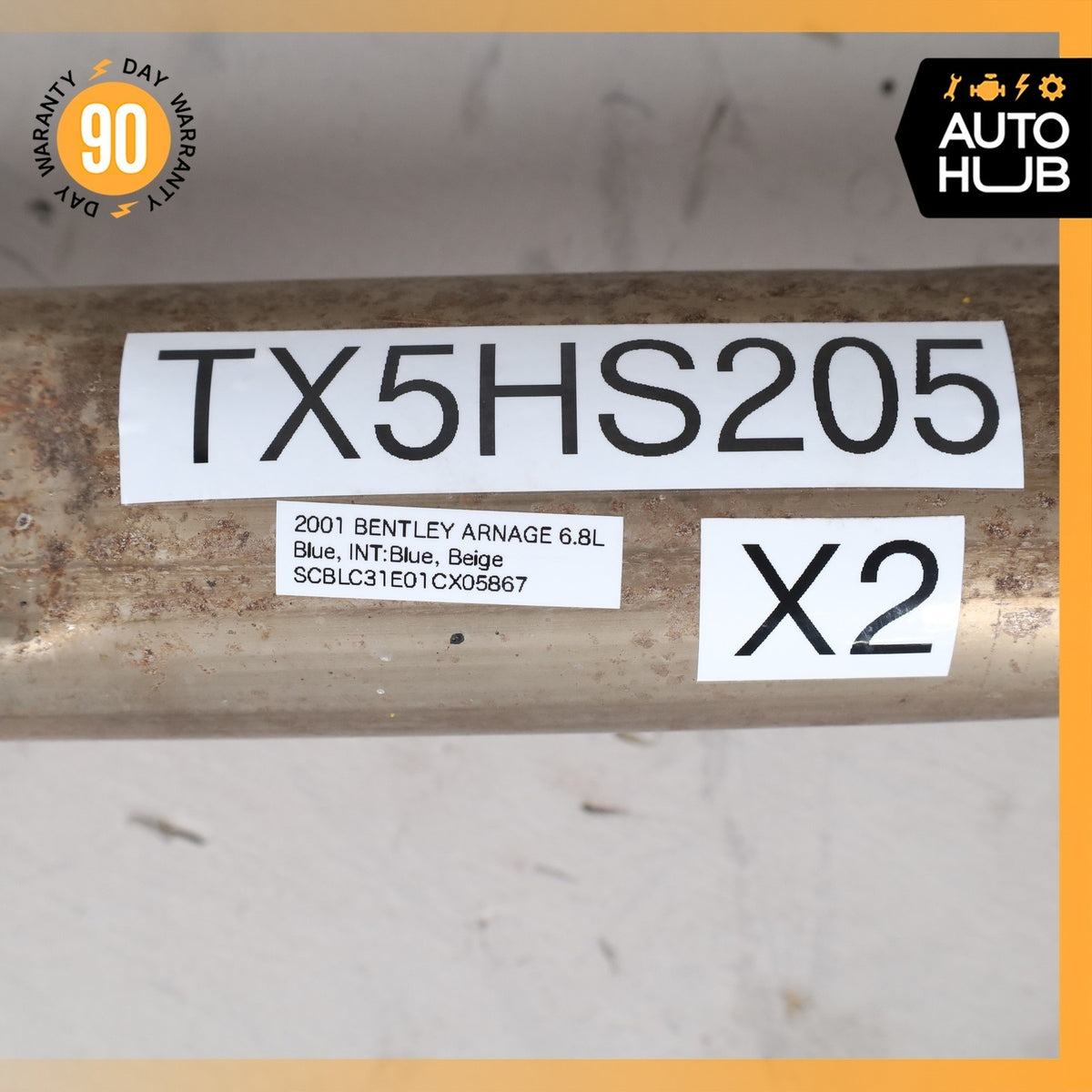 99-02 Bentley Arnage Exhaust Muffler Mufflers PJ20474PD OEM 42k - photo 23