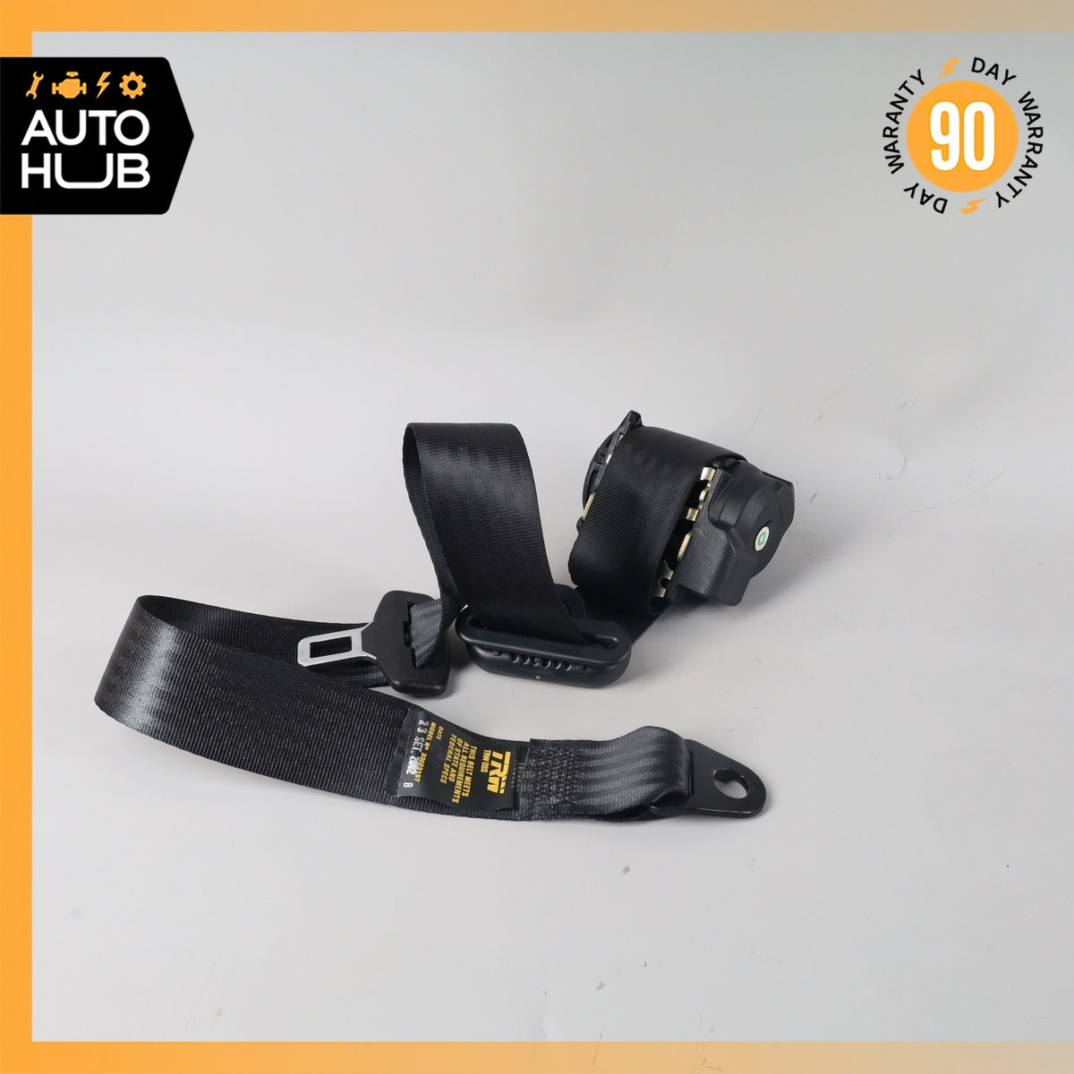 02-07 Maserati M138 4200 Coupe GT Rear Right Passenger Side Seat Belt Black OEM - photo 6