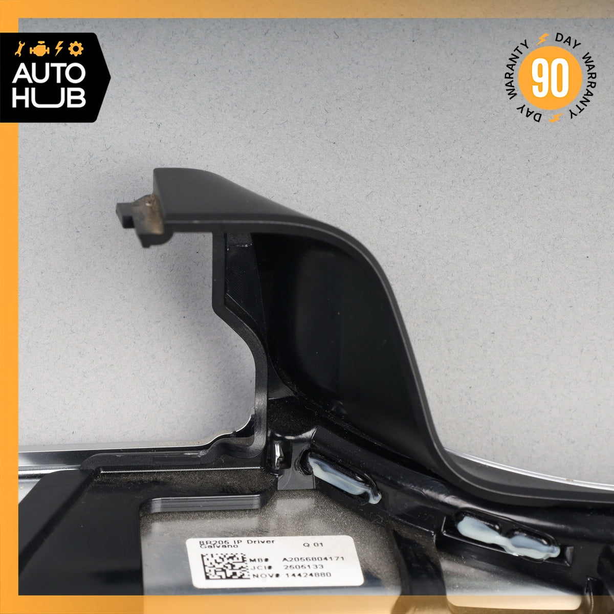 15-20 Mercedes W205 C300 GLC300 Front Left Dashboard Trim Panel Bezel OEM - photo 7