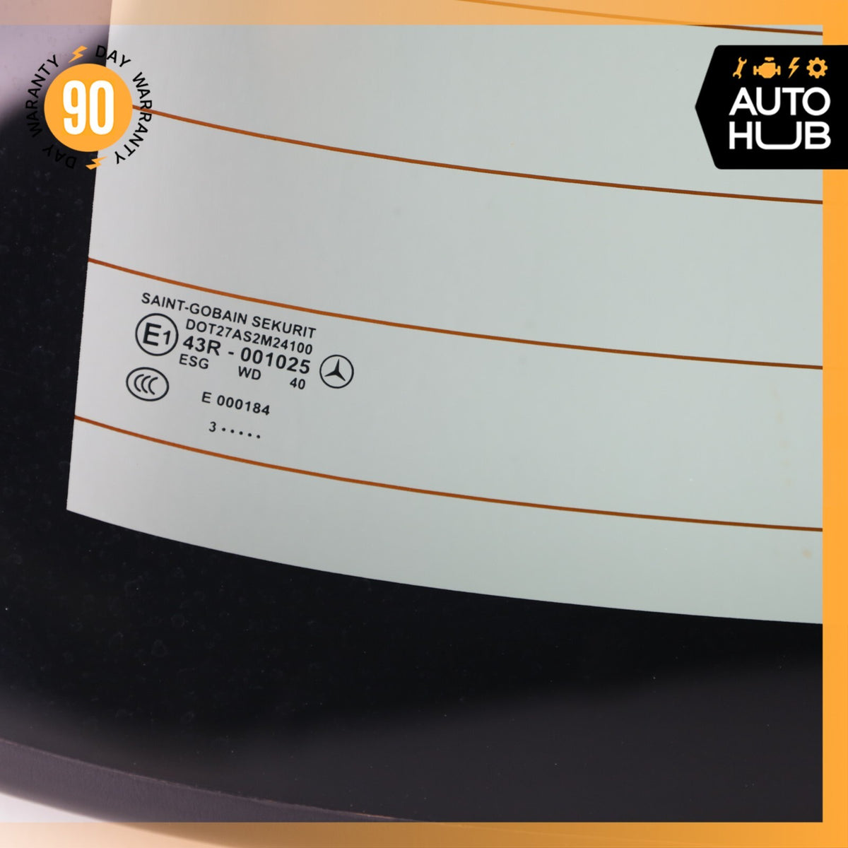 Mercedes W207 E550 Convertible Rear Back Glass Windshield Wind Shield OEM 74k - photo 9
