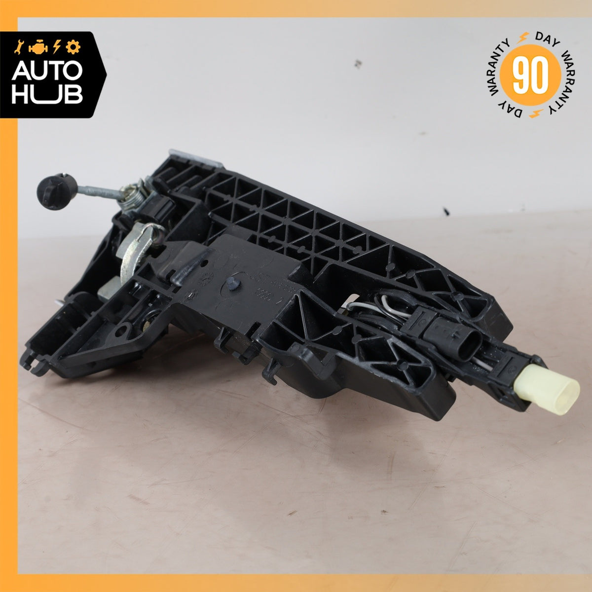 Audi D4 A8L Front Left Driver Exterior Door Handle Black 4H1837885 OEM - photo 7
