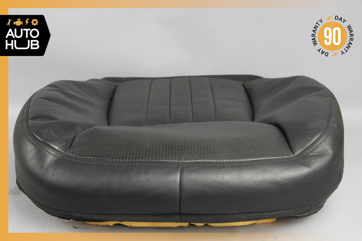 03-06 Mercedes W220 S55 S65 AMG Front Right Bottom Lower Seat Cushion Black OEM - photo 9