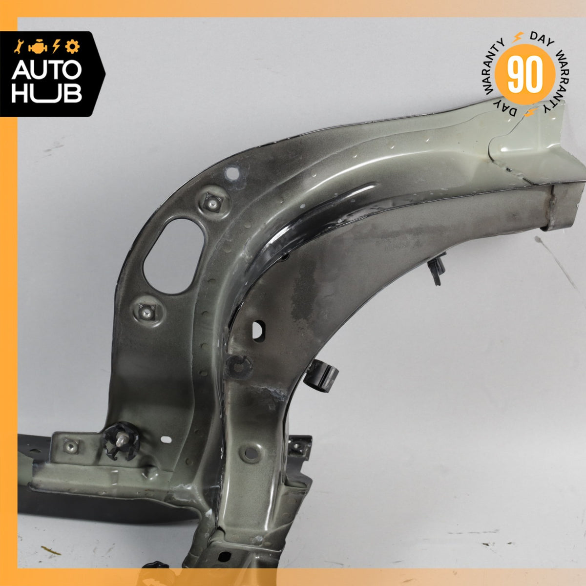 15-18 Porsche Cayenne 958 Front Left Frame Apron w/ Headlight Bracket OEM - photo 16