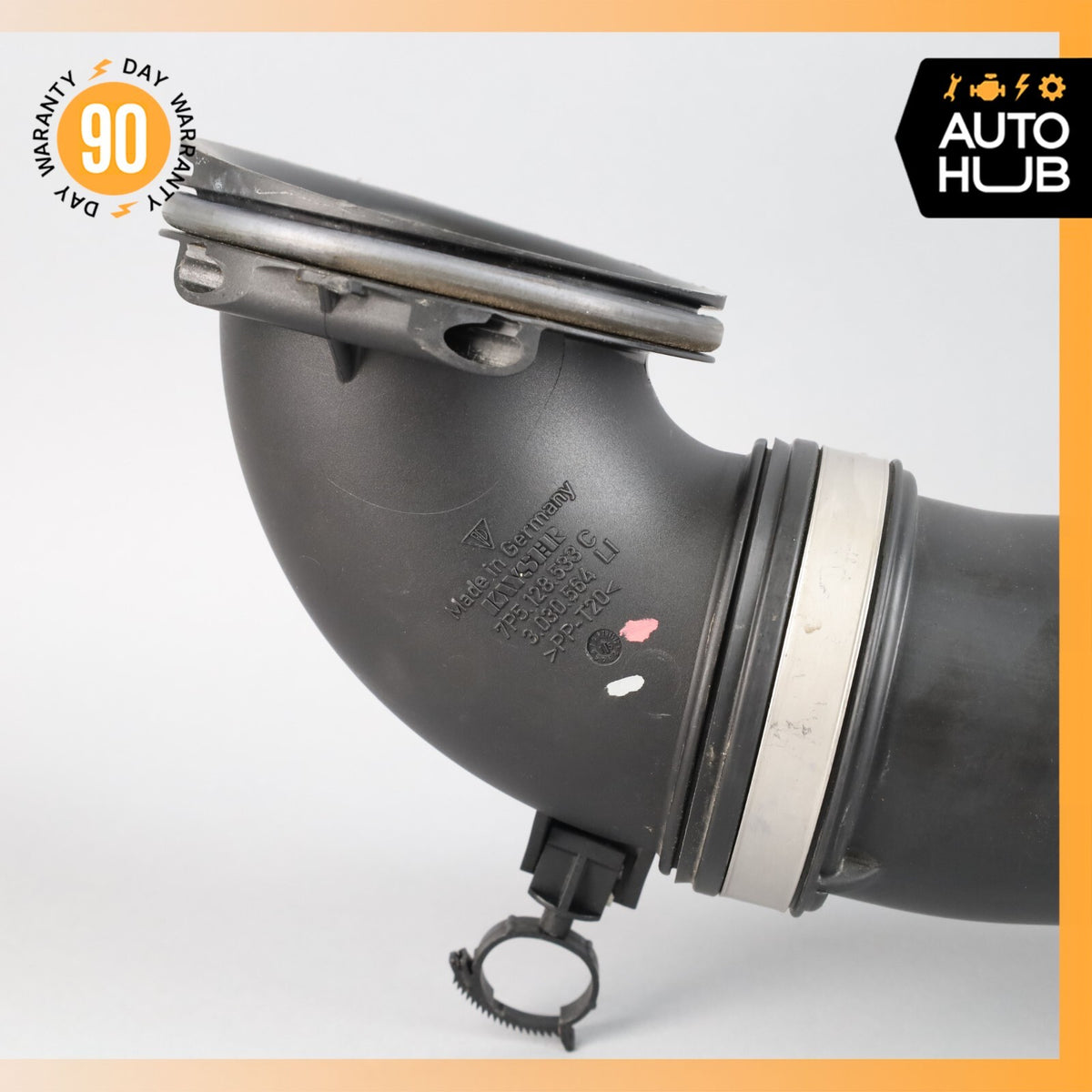 15-18 Porsche Cayenne 958 GTS Left Driver Side Air Intake Cleaner Hose Tube OEM - photo 8