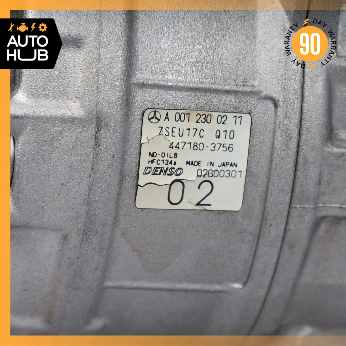 03-06 Mercedes R230 SL500 SL55 AC A/C Air Conditioning Compressor 0012300211 OEM - photo 5