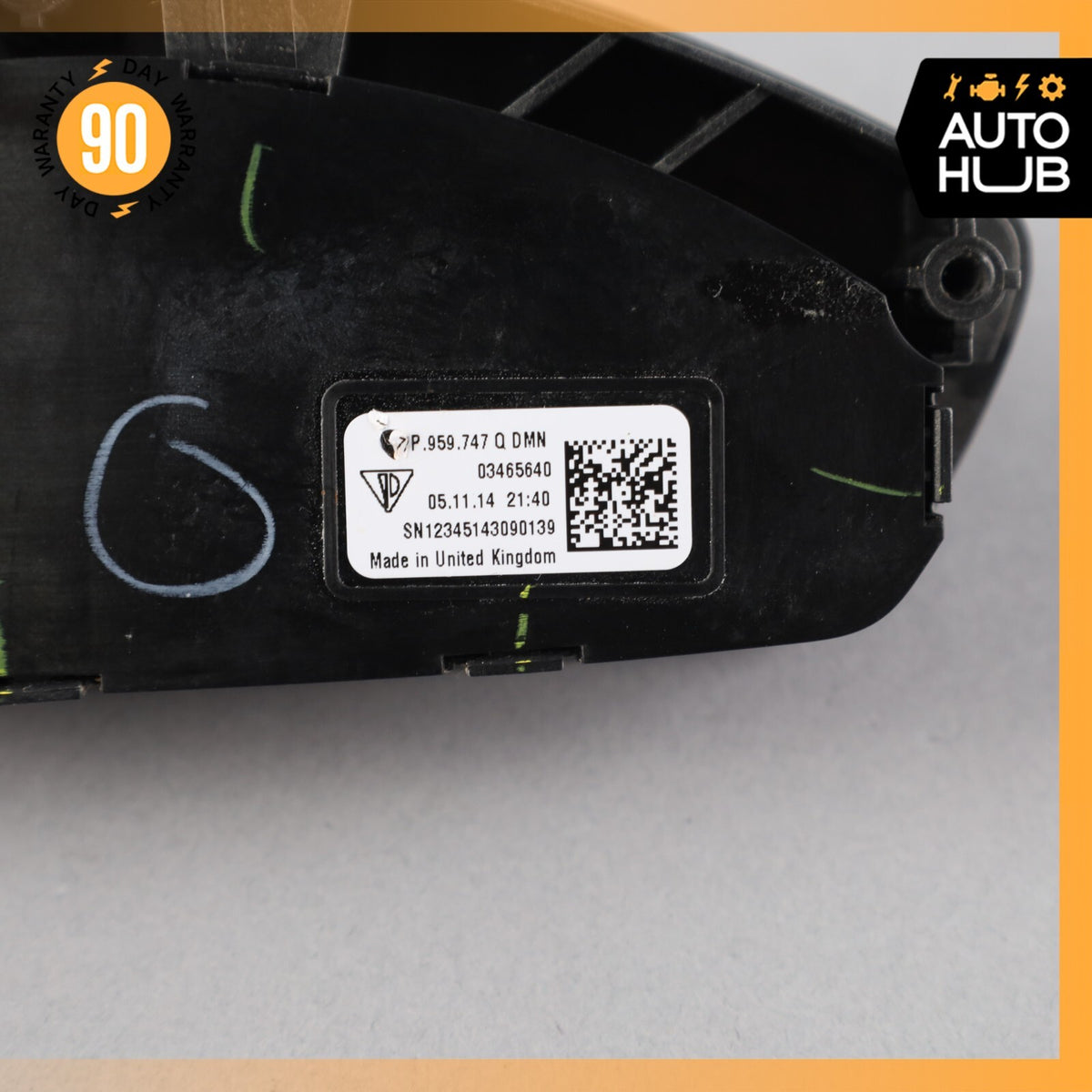 2015 Porsche Macan S 95B Front Left Driver Side Seat Control Switch OEM - photo 8