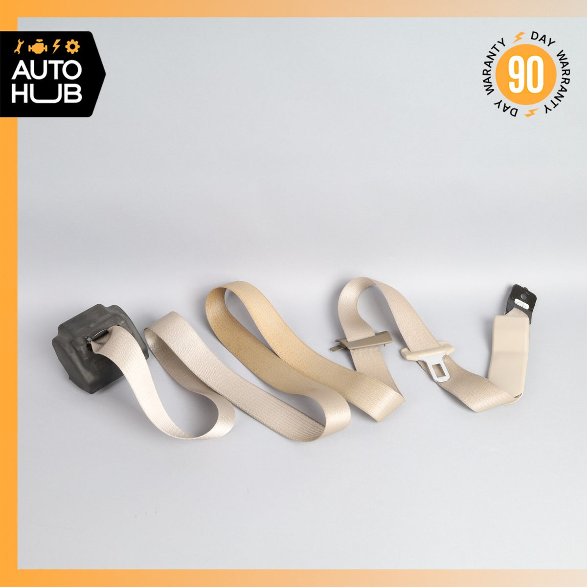 04-05 Cadillac XLR Left Driver Seatbelt Seat Belt Retractor Beige 89023213 OEM - photo 1