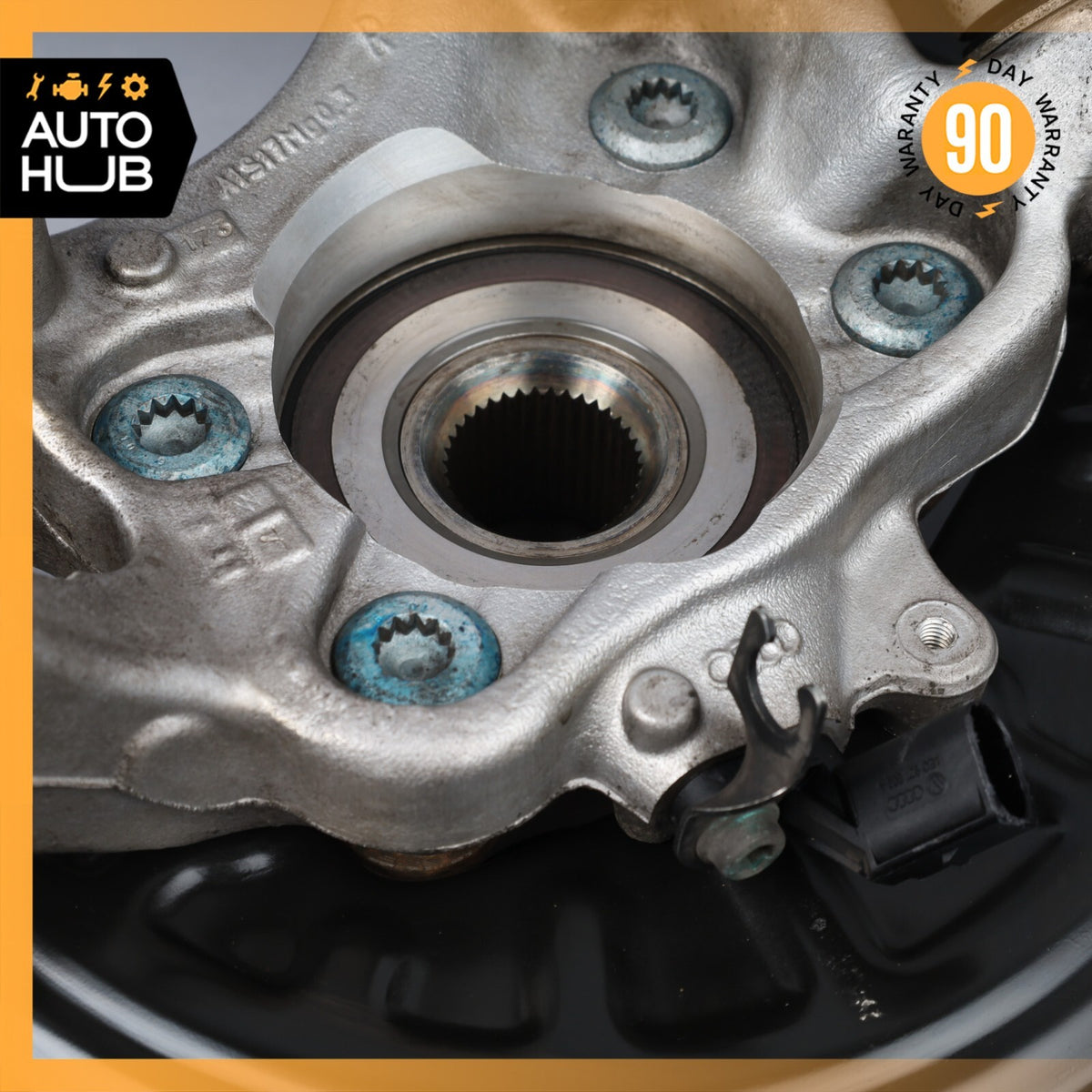 03-13 Bentley Continental GT Rear Right Side Spindle Knuckle Hub OEM - photo 10