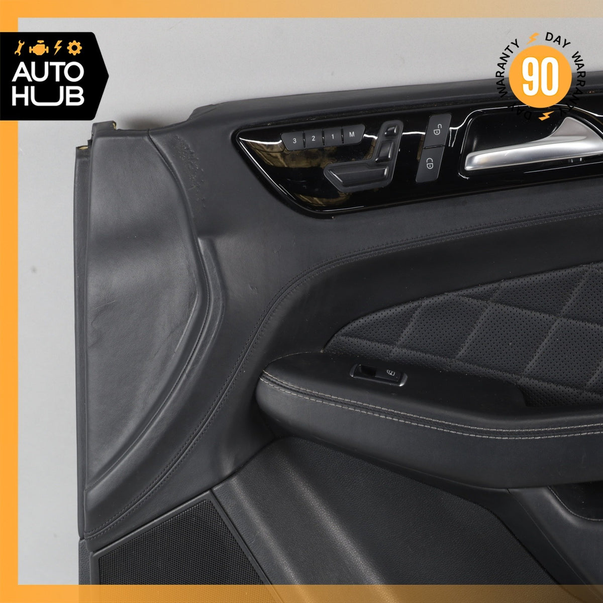 13-19 Mercedes X166 GL350 GL63 AMG Interior Door Panel Front Right Designo OEM - photo 4