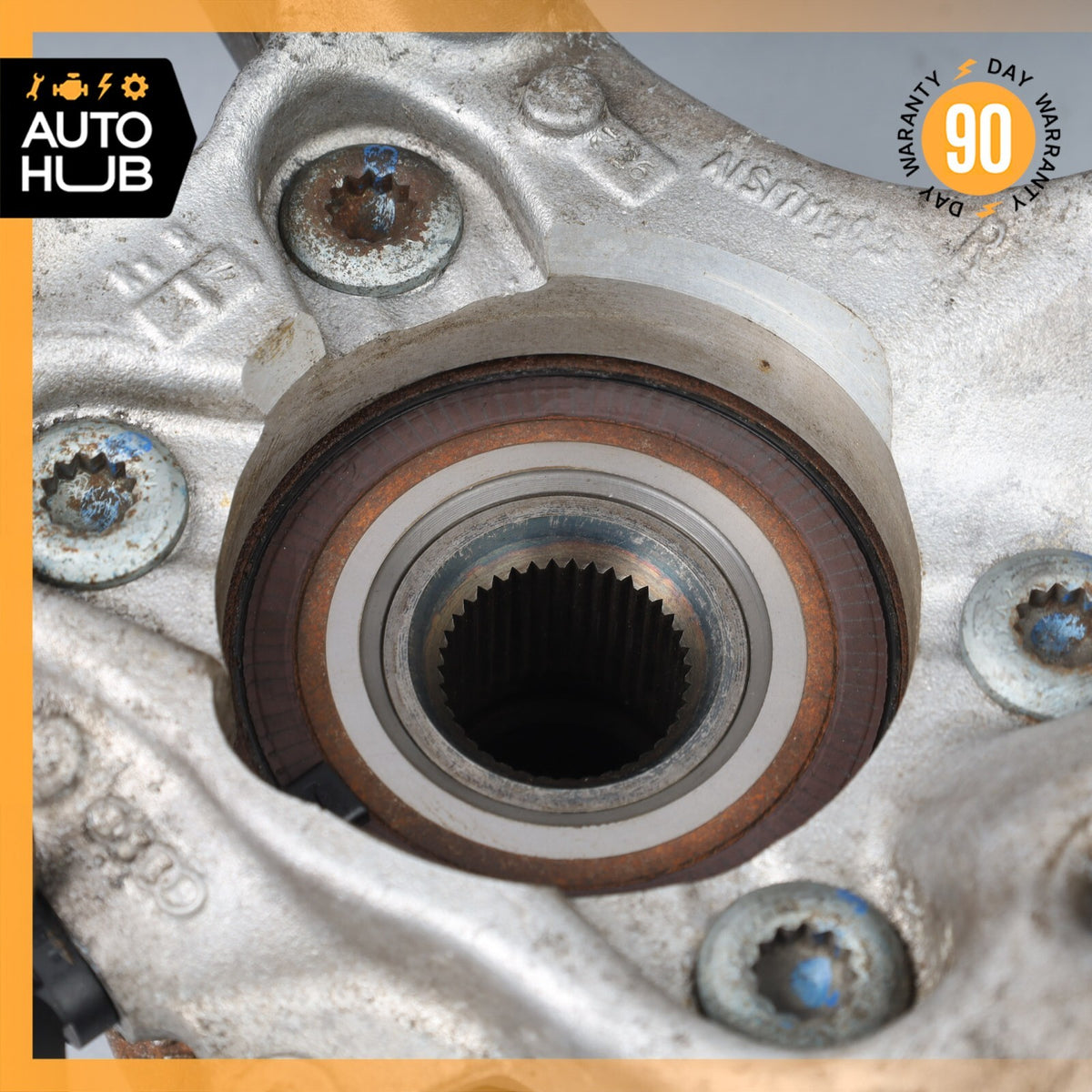 Bentley Continental Flying Spur Rear Right Side Spindle Knuckle Hub OEM 80k - photo 13