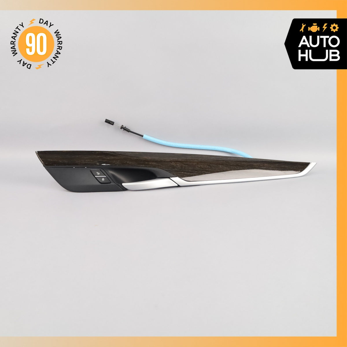 14-18 BMW F15 X5 Right Side Interior Door Handle w/ Trim OEM 86k - photo 2