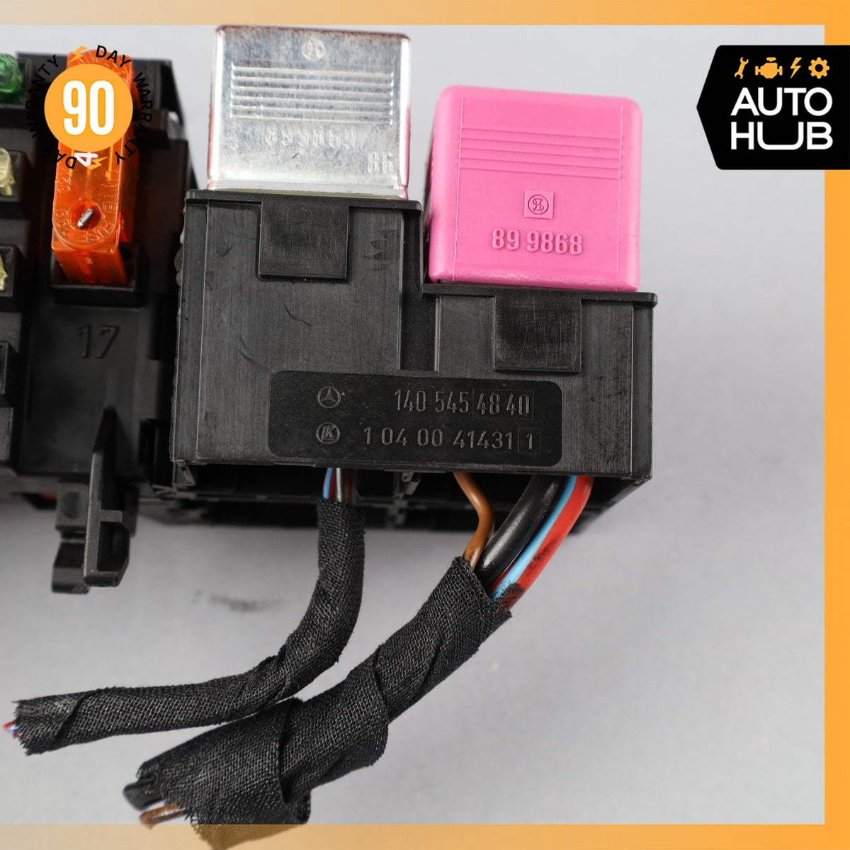 92-99 Mercedes W140 CL600 S500 Rear SAM Fuse Box Relay Control OEM - photo 11