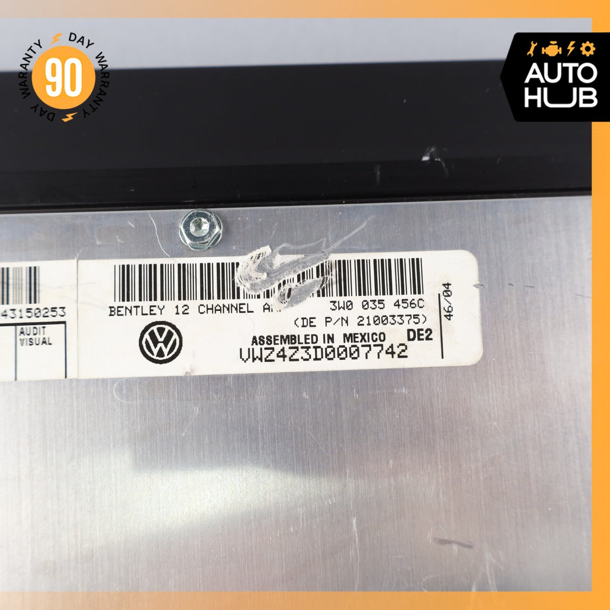 03-08 Bentley Continental GT Premium Audio Sound System Amplifier Amp OEM 53k - photo 8