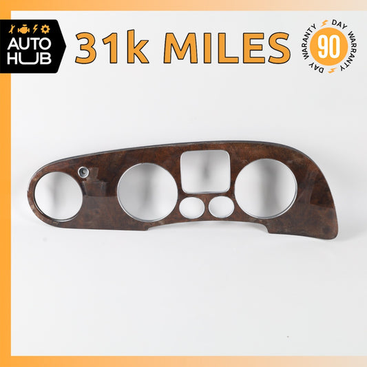 03-13 Bentley Continental GT GTC Dash Panel Speedometer Bezel Trim Wood OEM 31k - photo 1
