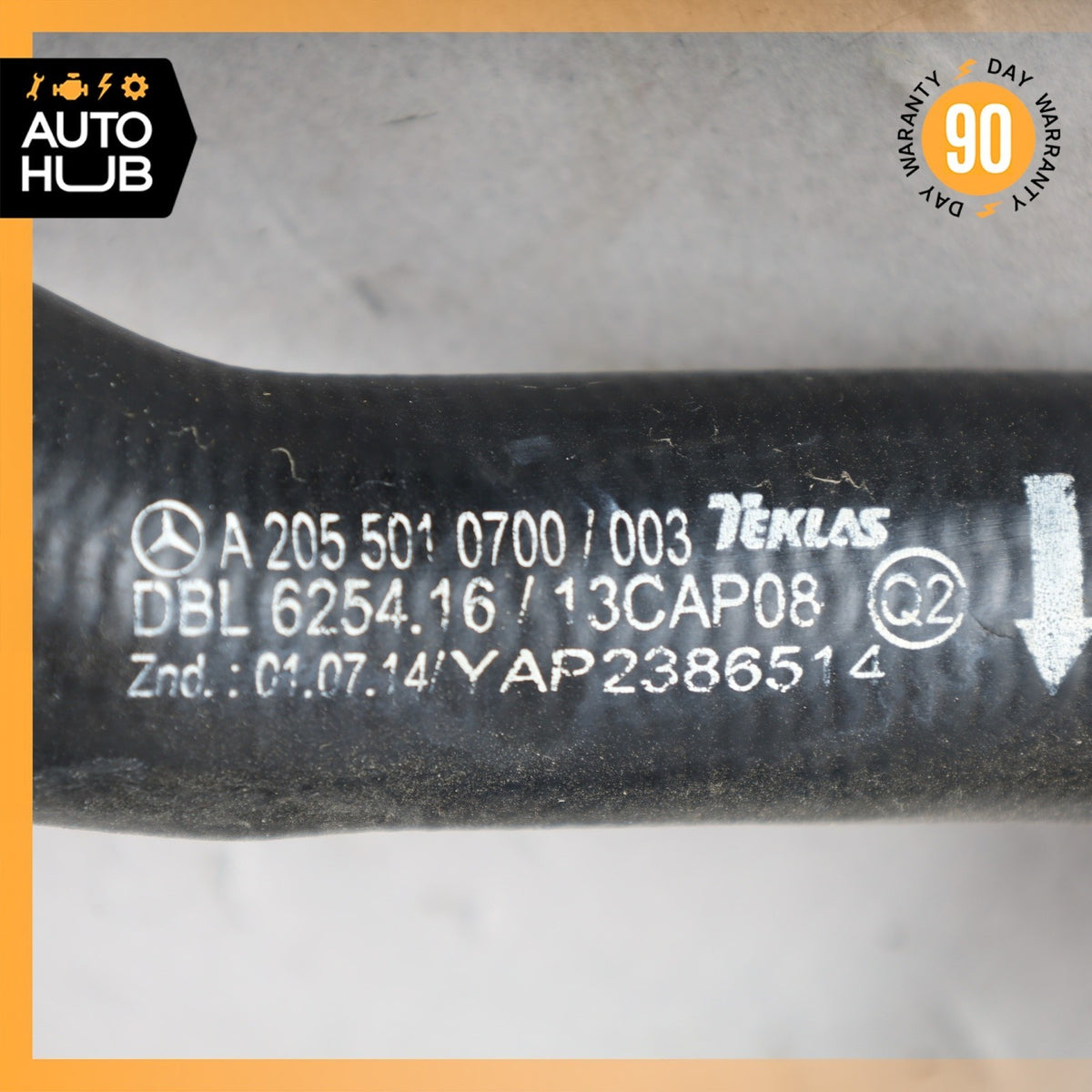 Mercedes W205 C350e Hybrid Cooling Hose Pipe 2055010700 OEM - photo 10