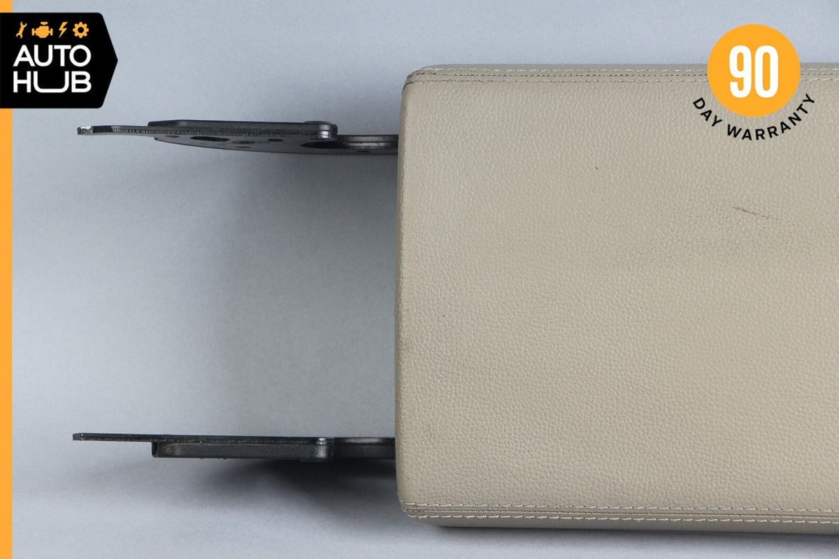 03-06 Mercedes R230 SL500 SL55 Center Console Arm Rest Armrest Cover Beige OEM - photo 5