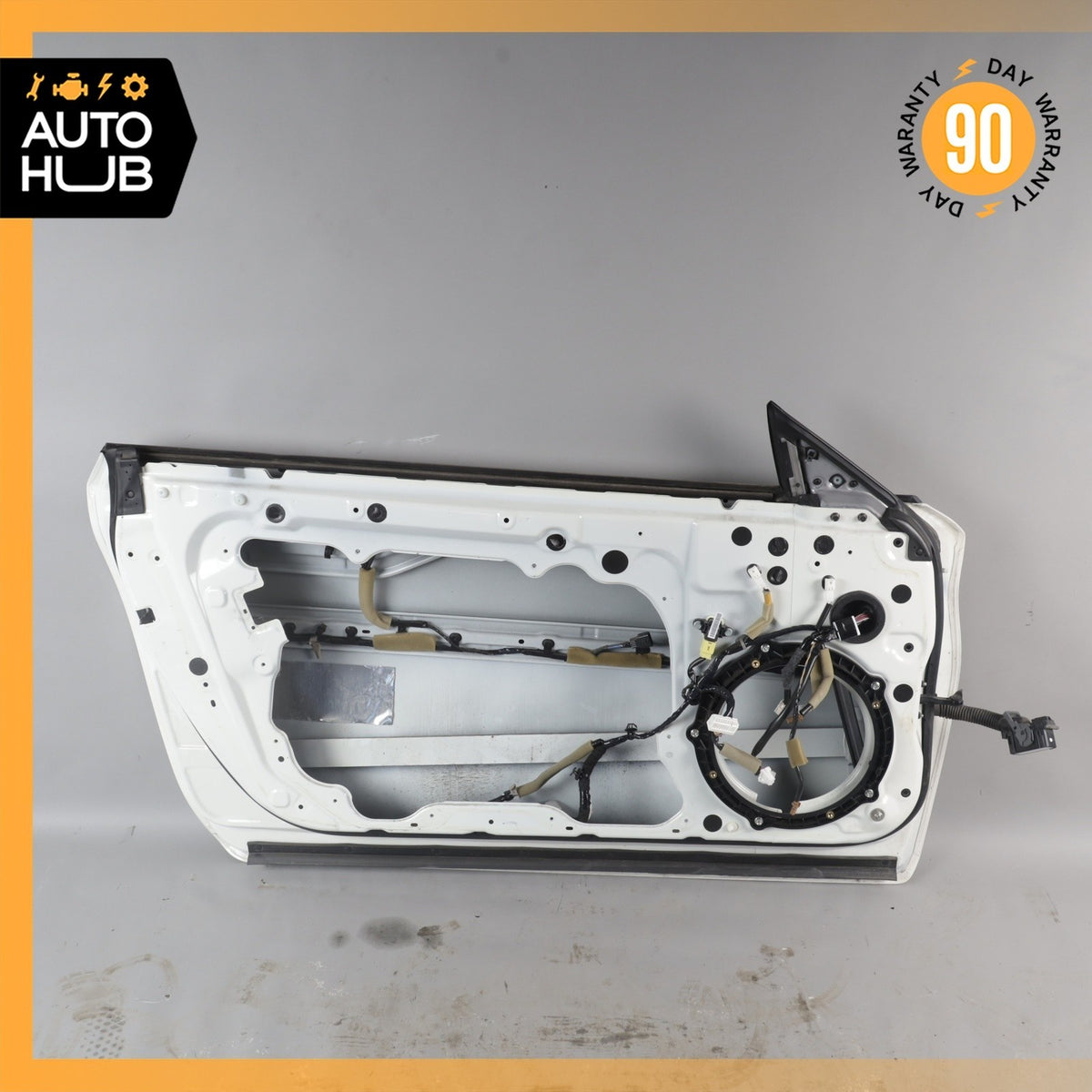 17-22 Infiniti Q60 Left Driver Side Door Shell Frame Panel White OEM 71k - photo 15