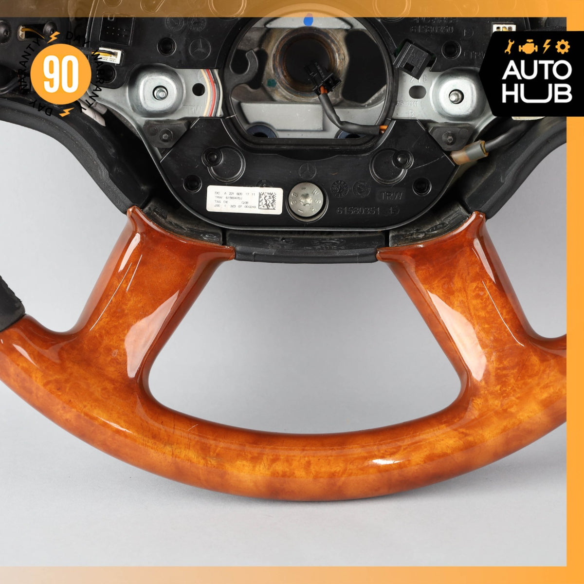 07-10 Mercedes W216 CL63 AMG Driver Steering Wheel Designo w/Paddle Shifters OEM - photo 6
