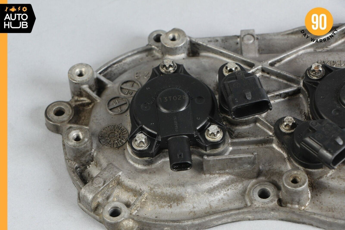 Mercedes W221 S550 E350 Front Left Side Engine Timing Chain Cover Plate OEM - photo 3