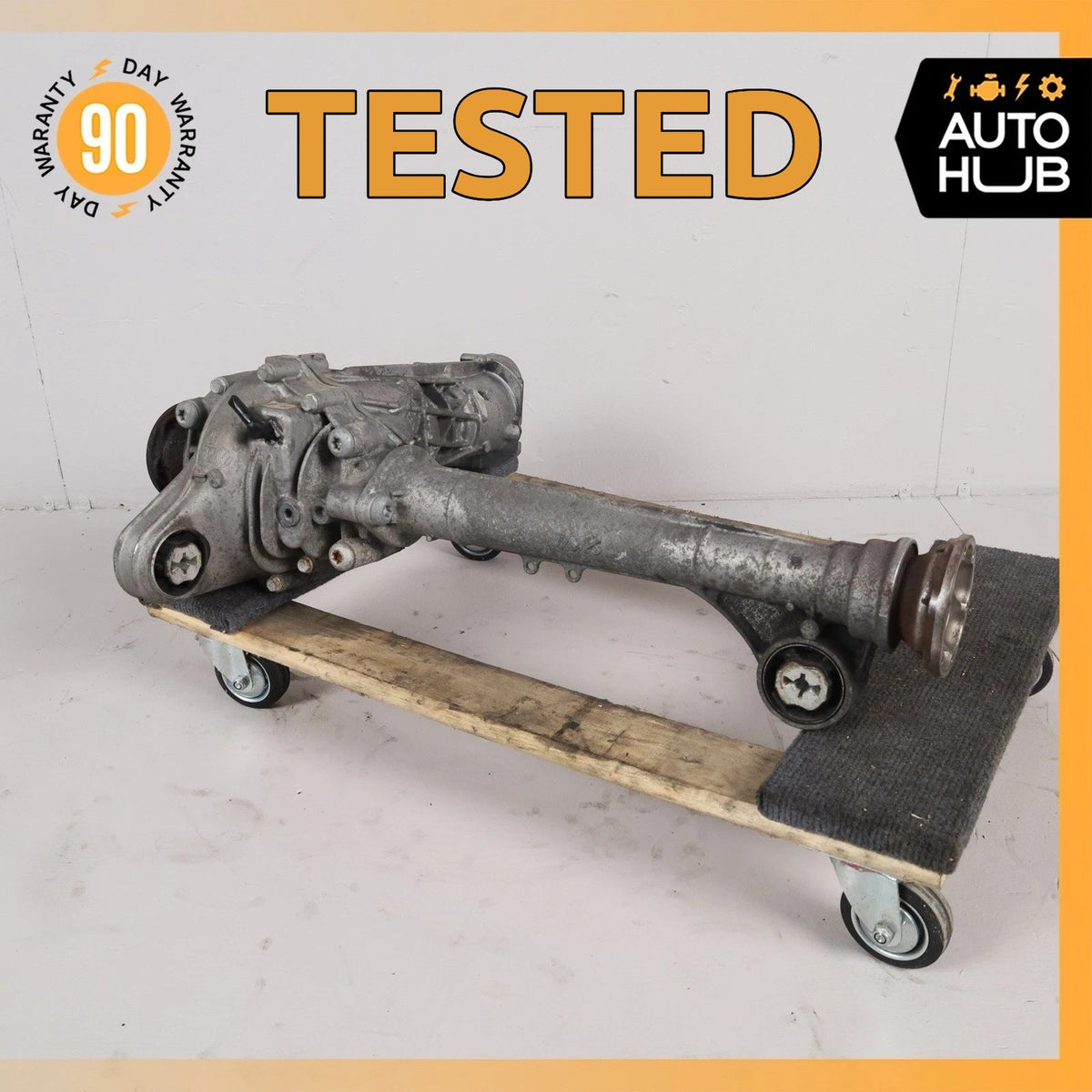 11-14 Porsche Cayenne 958 S 4.8L V8 Front Differential Axle Carrier Diff OEM - photo 1