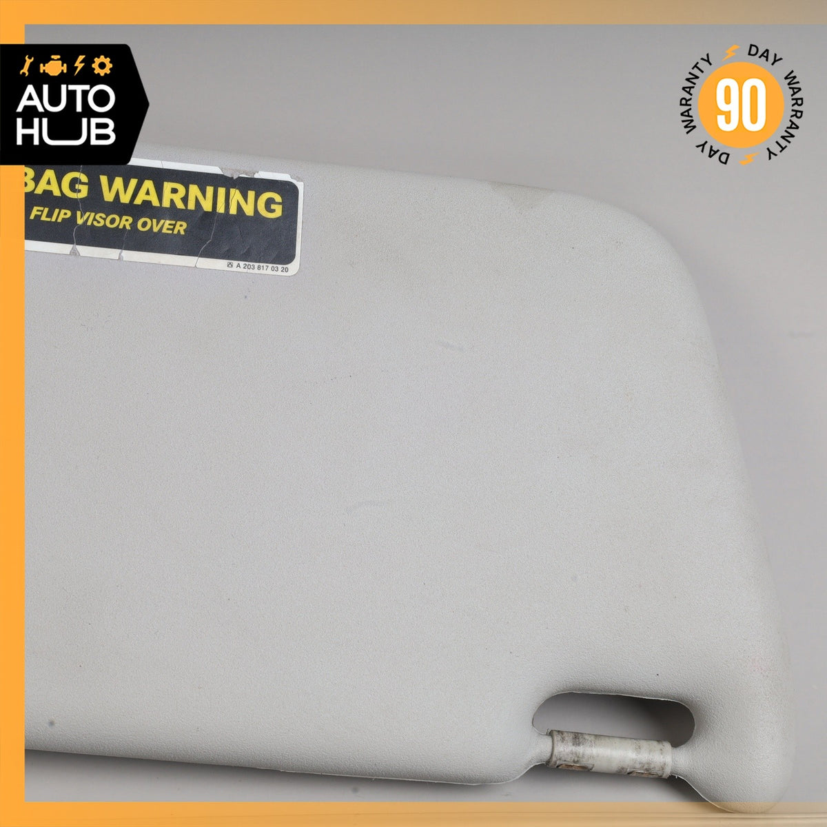 02-09 Mercedes W209 CLK350 C230 Left Driver Side Sunvisor Sun Visor OEM - photo 2