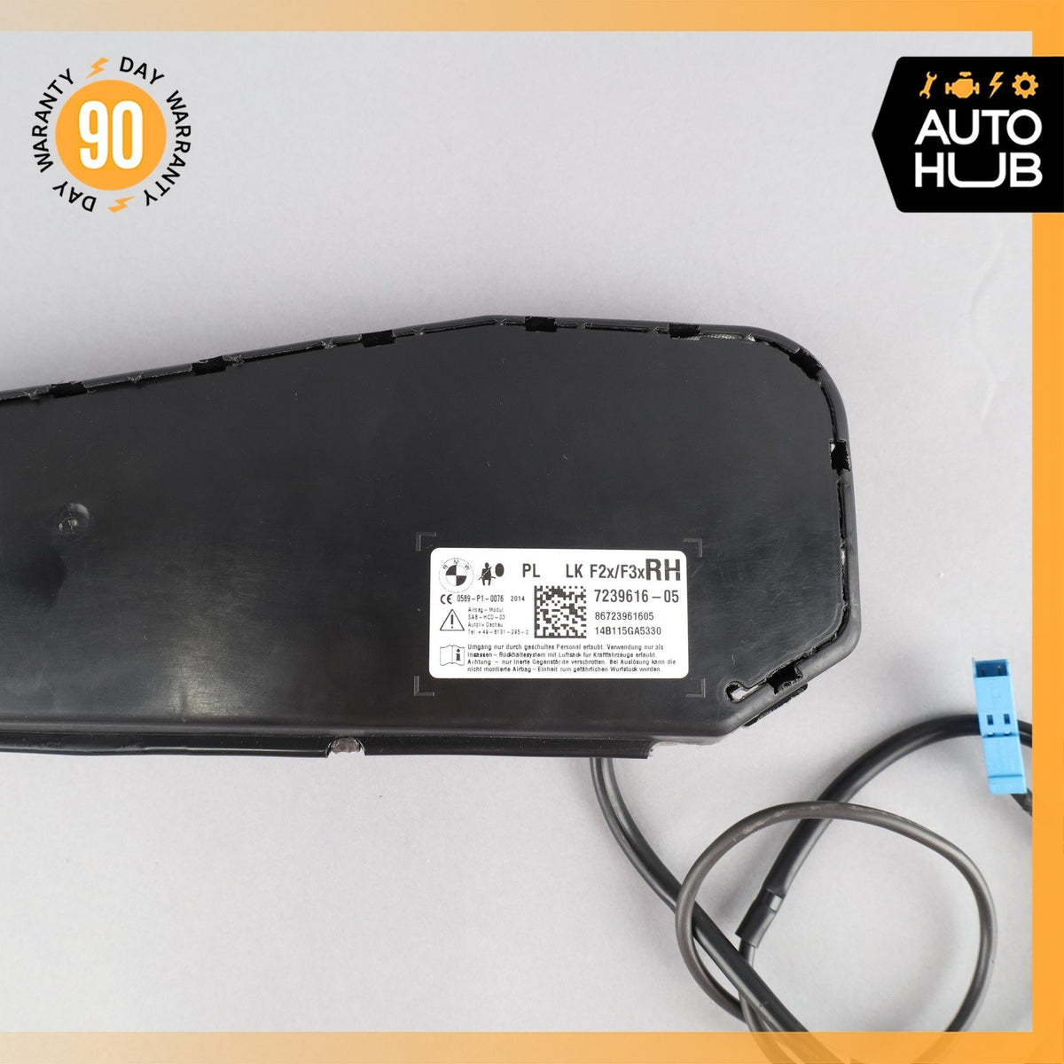 BMW F34 328i GT Front Right Passenger Seat Airbag Air Bag 7239616 OEM - photo 3