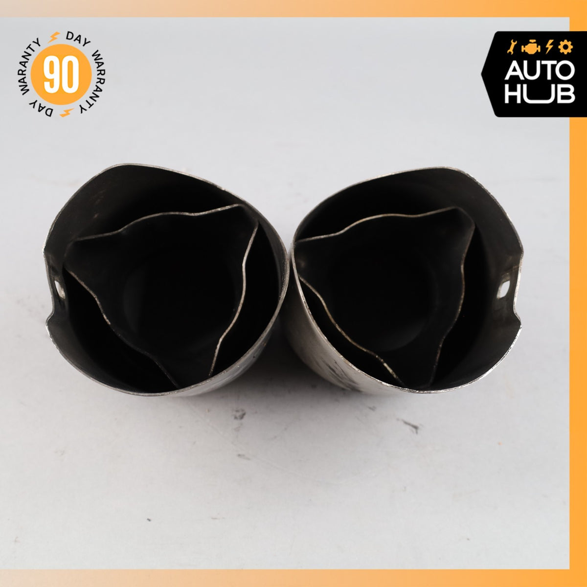 14-16 Porsche Panamera 970 Right Exhaust Mufflers Muffler Tips Set OEM 86k - photo 9